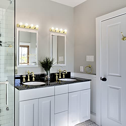 500868 4 Light Vanity Strip Light Contemporary Dimmable for Bathroom
