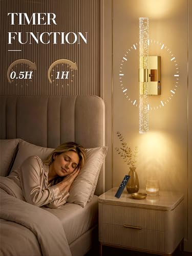 10000mAh Battery Operated Wall Sconces Set of 2 (2 Count)