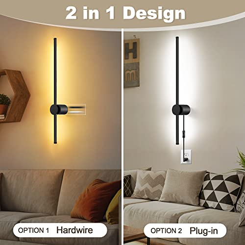 Wall Sconces Set of Two with Remote