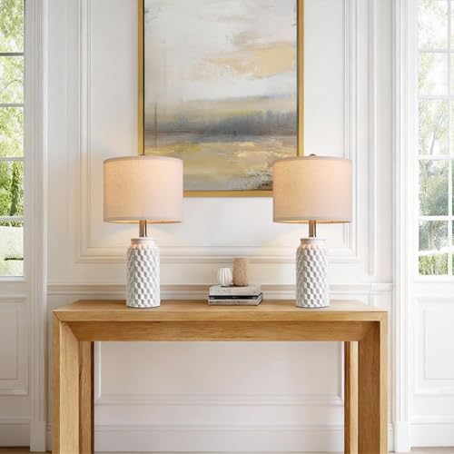20.5" Ceramic Table Lamps Set of 2 (2 Count)