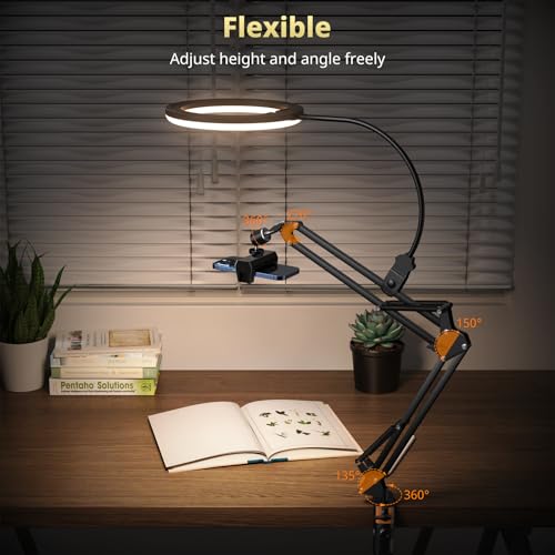 10" Ring Light with Overhead Phone Mount for Content Creation