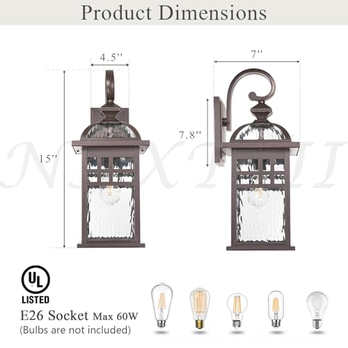 Outdoor Porch Lights Wall Mount Exterior Lighting Fixtures
