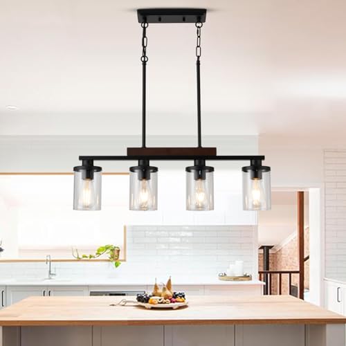 Wood Kitchen Island Lighting