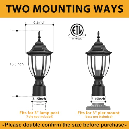 Dusk to Dawn Outdoor Post Lights