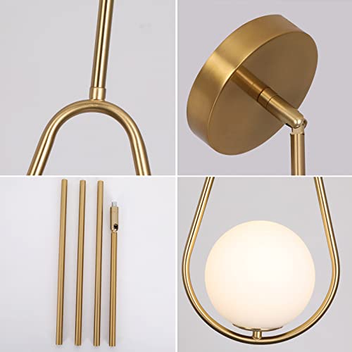 Gold Pendant Lighting Brass Finished Modern Style Kitchen Island Lighting
