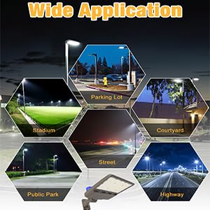 LED Parking Lot Light 150W 21000LM 5000K