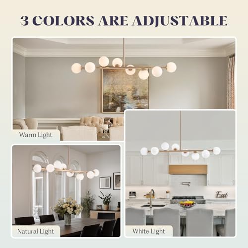 41 Inch Gold Linear Chandelier