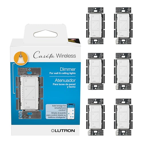 Caseta Smart Dimmer Switch (6 Count)