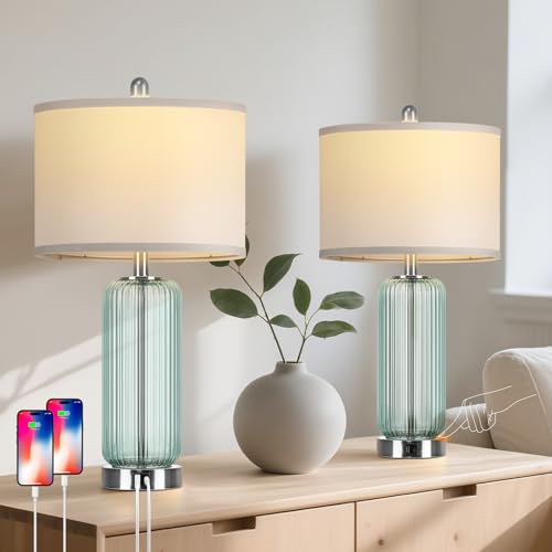 Modern 27" Touch Table Lamp (2 Count)