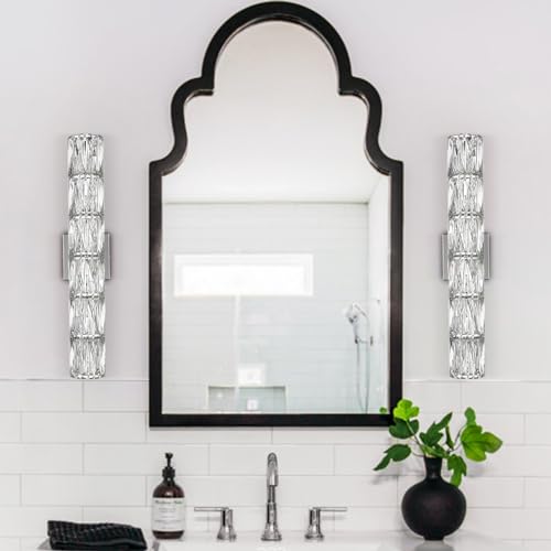 Modern Chrome Crystal Wall Sconce 24