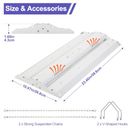 2FT LED Linear High Bay Lights 150W