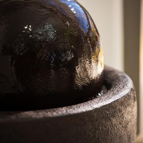 25.98" H Round Stone Indoor