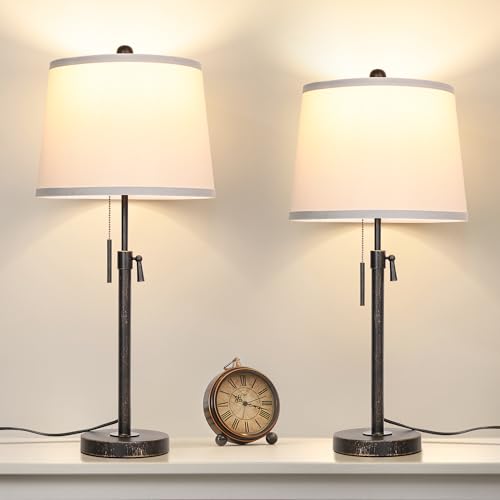 Adjustable Height Table Lamps Set of 2 22 (2 Count)