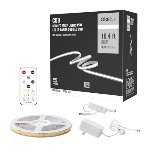 16.4ft COB Led Strip Light with Remote (16.4 Foot)