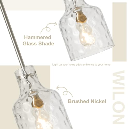 Modern Glass Pendant Lighting for Kitchen Island