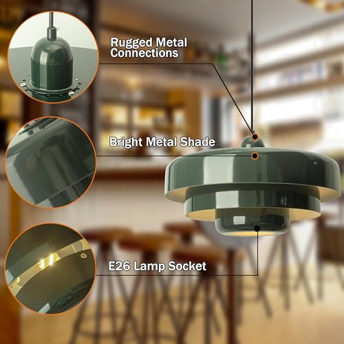 Plug in Green Pendant Light Fixtures