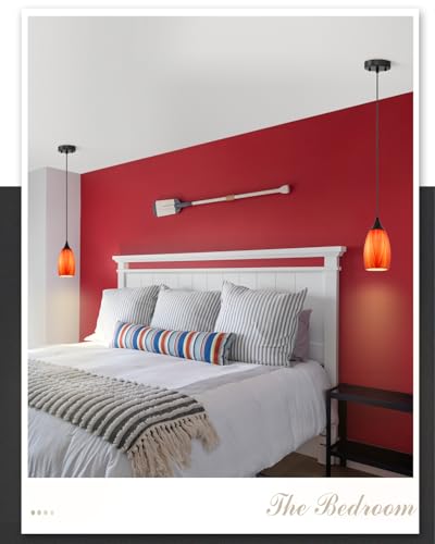 Vintage Art Orange Pendant Lighting