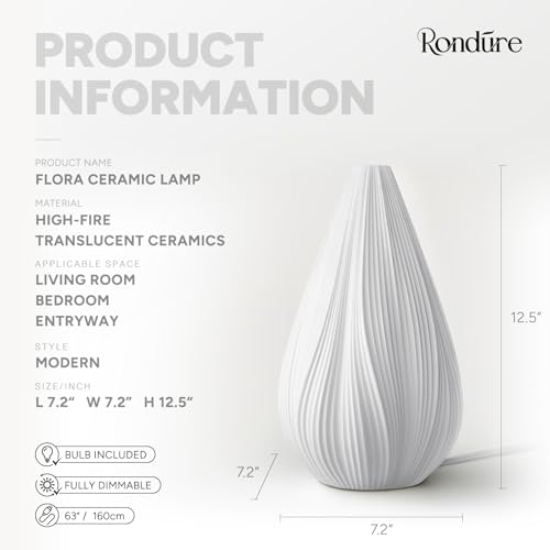 Modern Ceramic Decorative Table Lamp Living Room Bedroom Bedside