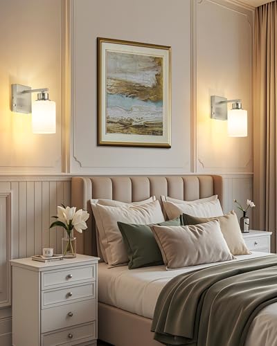 Wireless Battery Operated Wall Sconce Set of Two