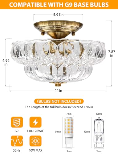 Semi Flush Mount Ceiling Light