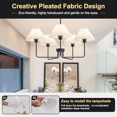 Farmhouse Black Chandelier