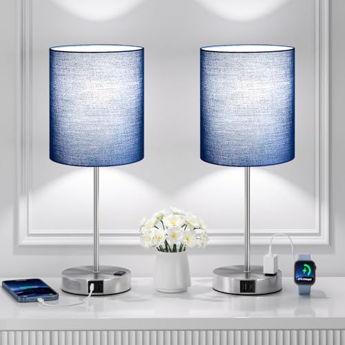 Touch Lamps for Bedroom Set of 2 (2 Count)