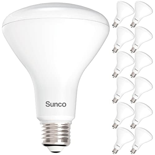 Sunco 12 Pack BR30 LED Bulb Flood Light (12 Count)