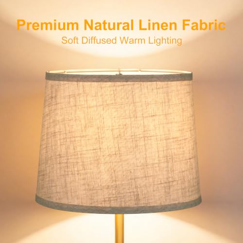 Empire Linen Lamp Shades Set of 2 (Linen)