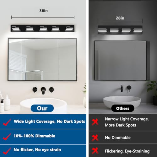 LED Modern Bathroom Vanity Light Fixtures