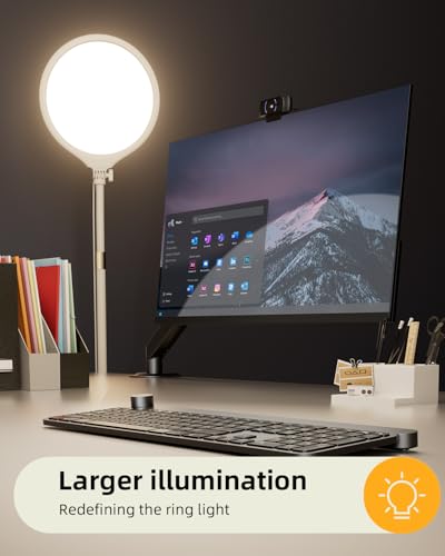 10.5" Ring Light with Stand and Phone Holder