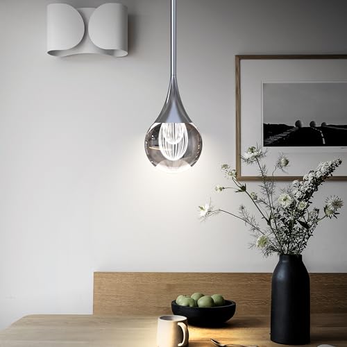 Silver Pendant Lights Kitchen Island