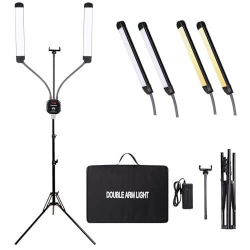 50W Double Arm LED Photography Video Light Beauty Lash Tattoo Lamp