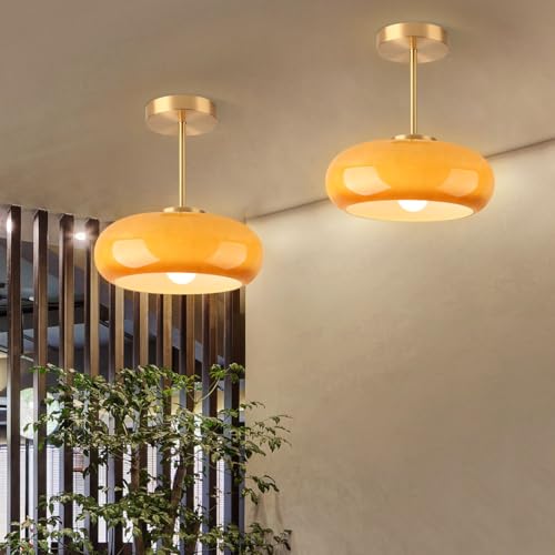 Brass Modern Hallway Ceiling Light