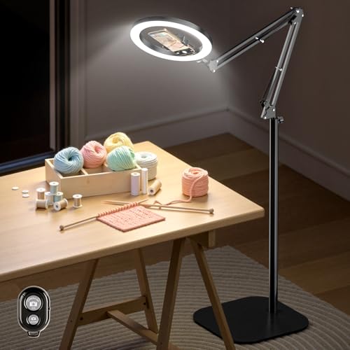 Ring Light Tripod for iPhone with Light