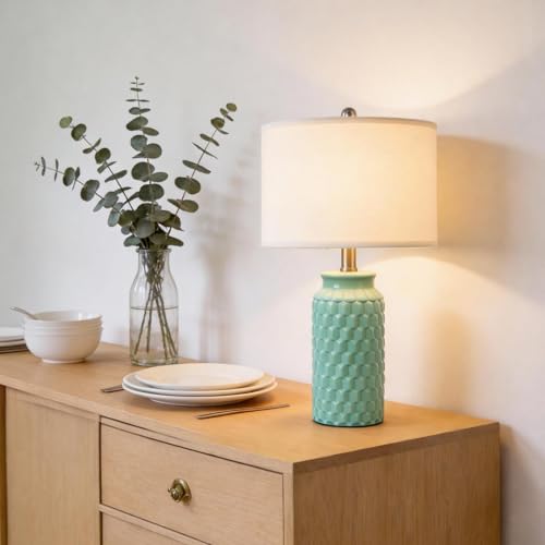 20.5" Ceramic Table Lamps Set of 2 (2 Count)