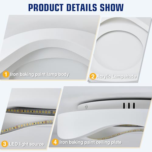 LED Flush Mount Ceiling Light
