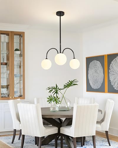 Modern Black Chandelier