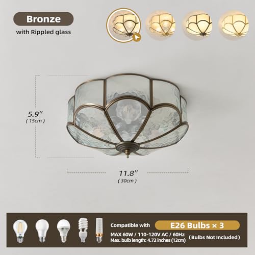 Bronze Vintage Ceiling Light