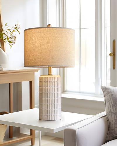 23'' Bedside Table Lamp for Bedroom Nightstands
