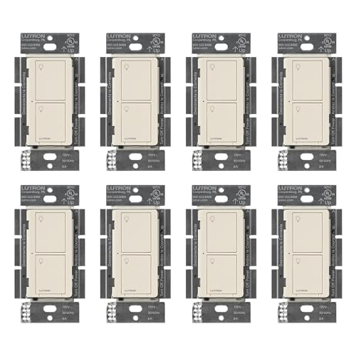 Caseta Smart Light Switch for Lighting and Fans (8 Count)