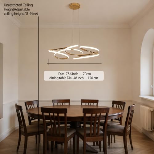 28 inch Modern Chandelier for Dining Room