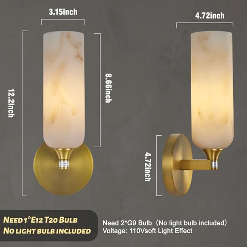 Artisan Alabaster Wall Sconces