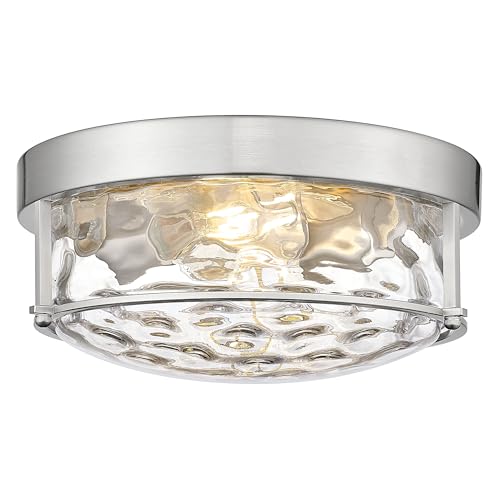 Brushed Nickel Flush Mount Light