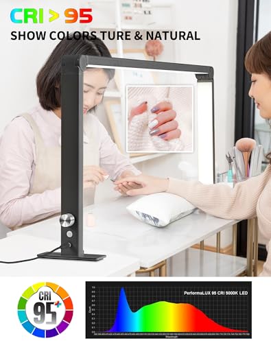 Foldable Half Moon Light for Nail Desk