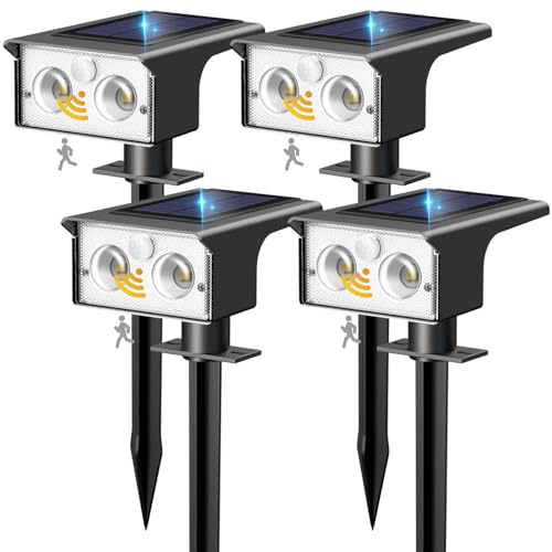 4 Pack Solar Lights Outdoor Waterproof (4 Count)