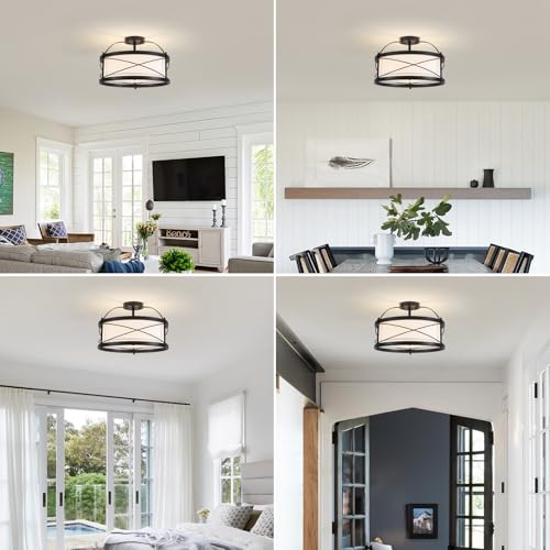 3 Light Flush Mount Ceiling Light