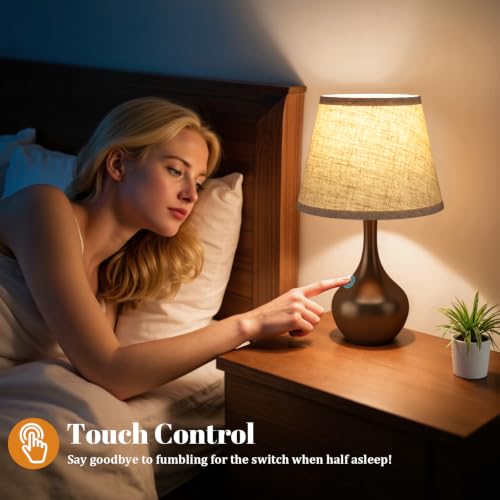 16.1" Touch Table Lamp for Nightstand