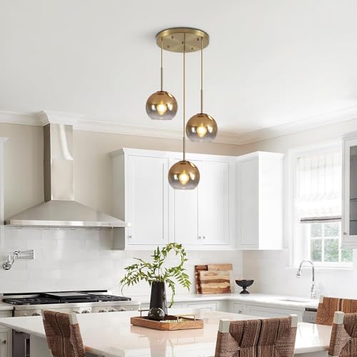 2 Pack Amber Glass Shades Globes (2 Count)