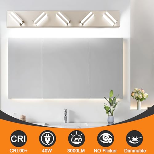 Bathroom Lights Fixtures Over Mirror