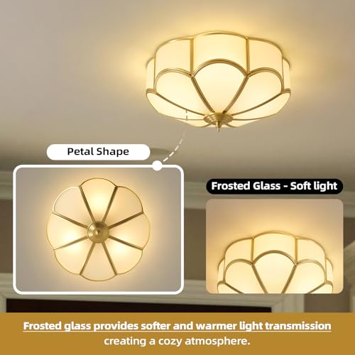 Gold Vintage Brass Ceiling Light